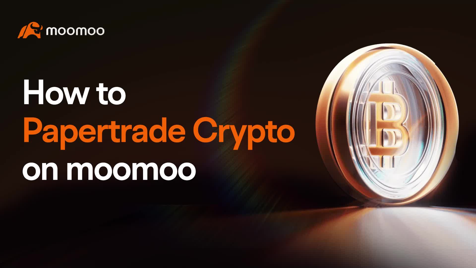 How to Papertrade Crypto on moomoo